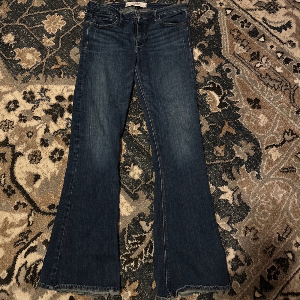 Abercrombie womens size 10 high rise flare jeans